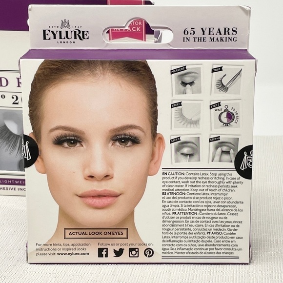 🌺 Eylure London 202 Dramatic Full & Bold Lashes 2 Pack - Picture 2 of 5